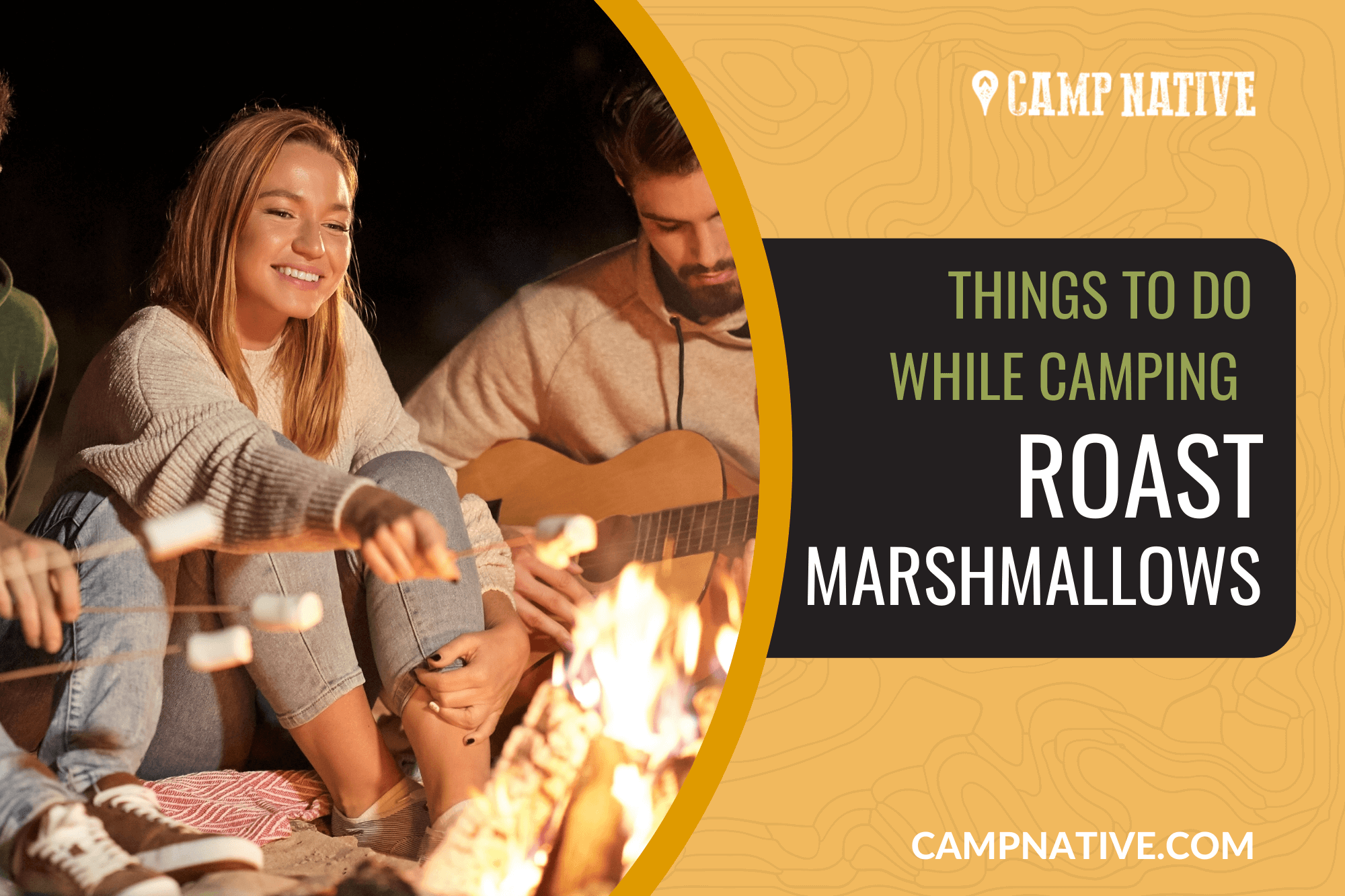 THINGS TO DO WHILE CAMPING ROAST MARSHMALLOWS